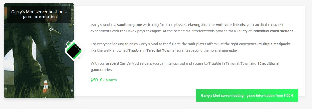 Garry's Mod Server Hosting