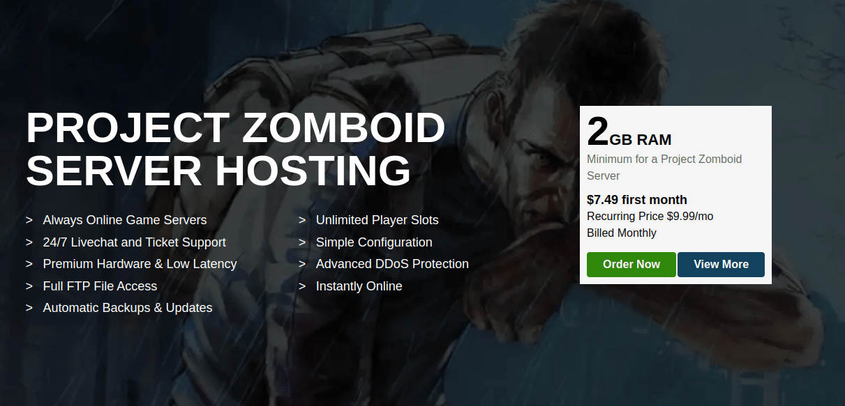 Apex Project Zomboid Server Hosting