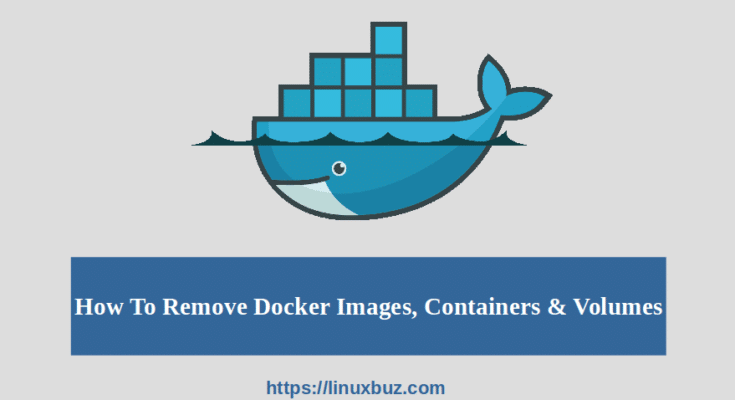 Remove Docker images, containers and volumes