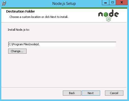 install node.js step 3