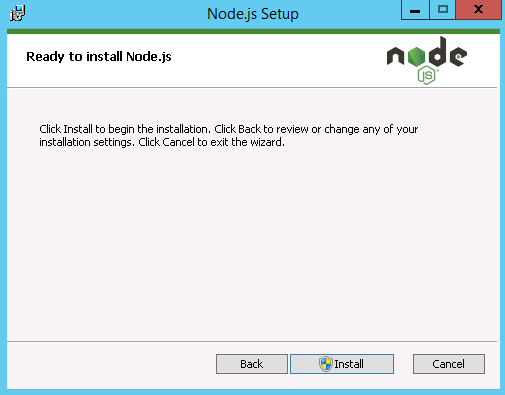 install node.js step 6