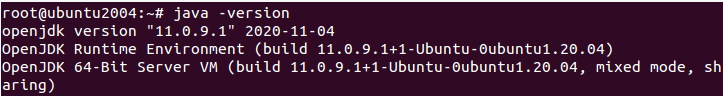 check java version ubuntu