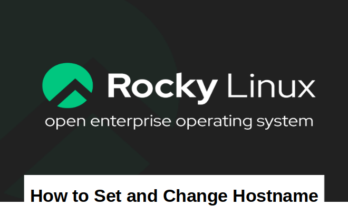 how to change hostname rocky linux 8