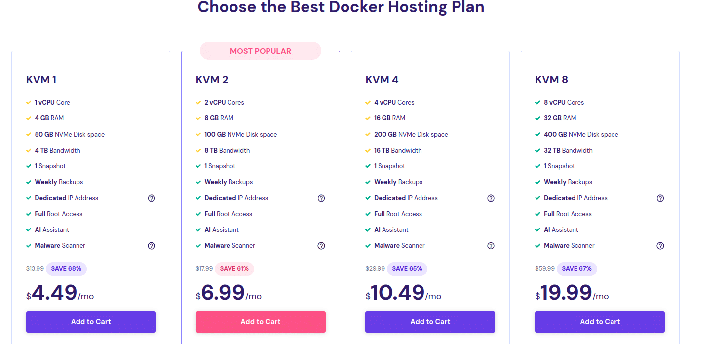 cheap docker hosting services