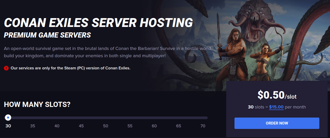 hosthavoc cheap conan exiles server hosting