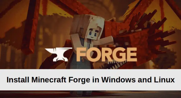 install minecraft forge