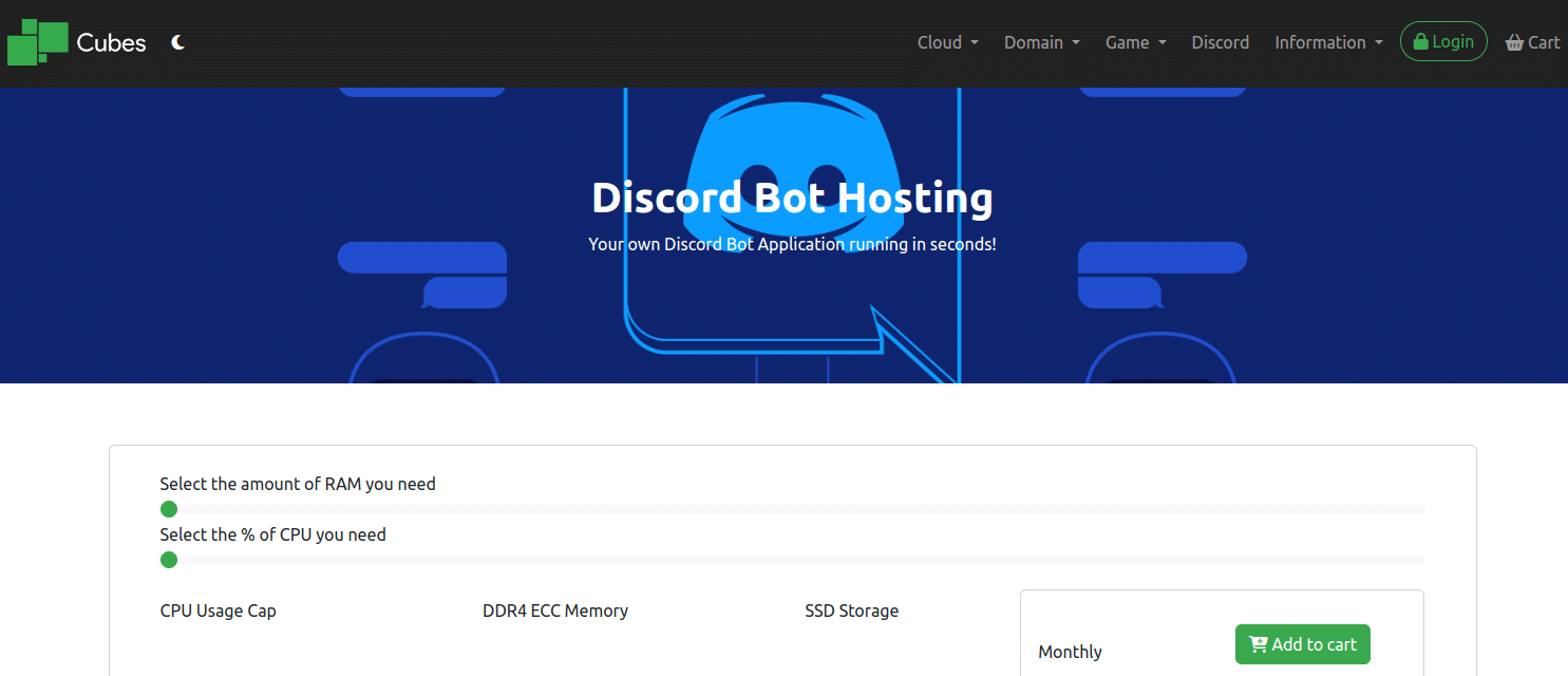 cube discord bot hosting