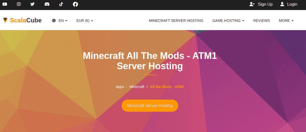 Best Minecraft All the Mods 8 (ATM 8) Server Hosting