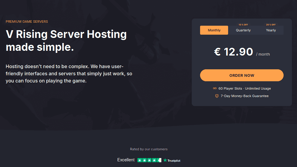dathost best v rising server hosting