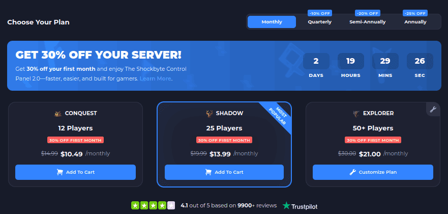shockbyte cheap soulmask hosting
