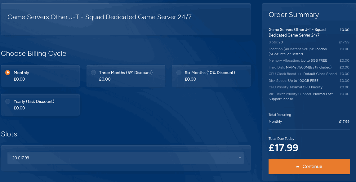 gtxgaming best squad dedicated server hosting