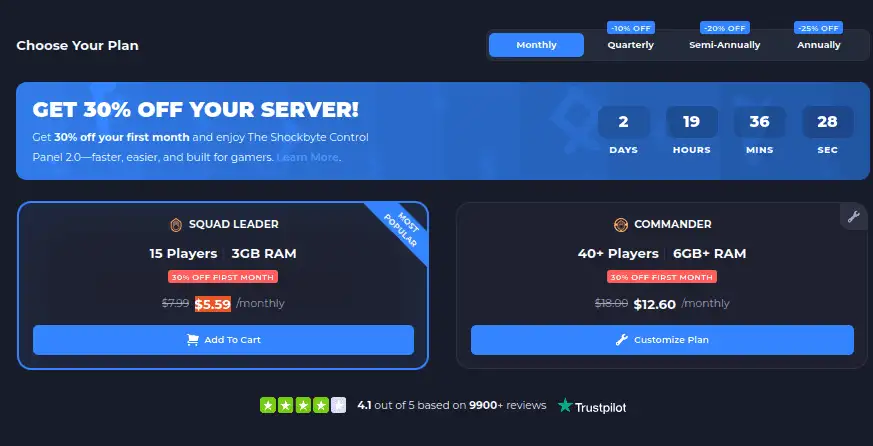 shockbyte best squad server hosting