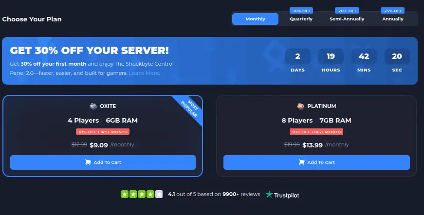 shockbyte icarus dedicated server hosting