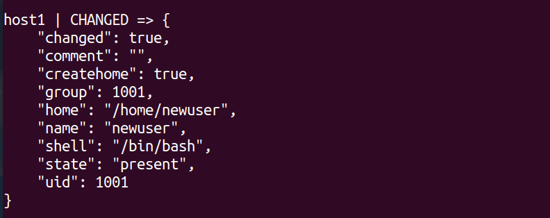 add a user using ansible ad-hoc command