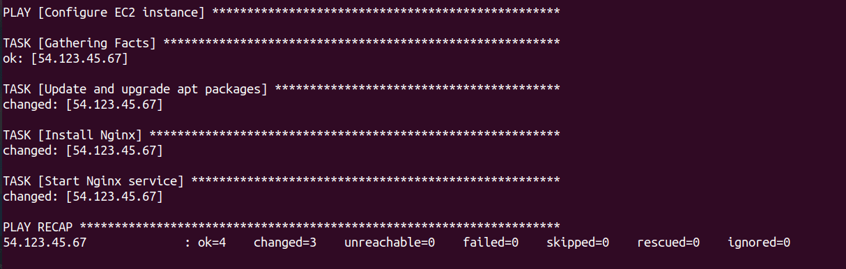 configure ec2 instance with ansible
