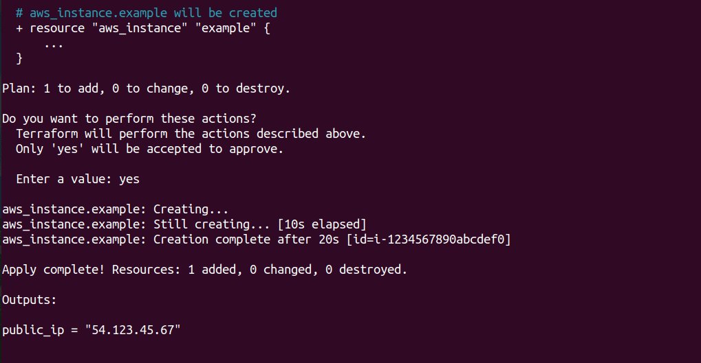 launch ec2 instance with terraform