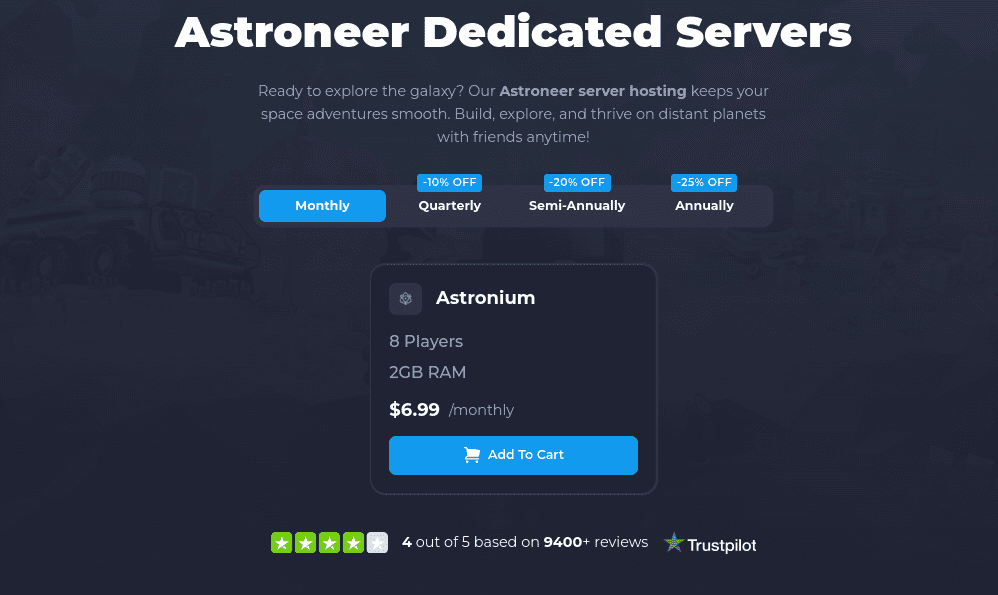 Shockbyte Astroneer Hosting