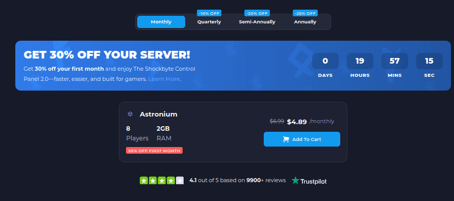 shockbyte cheap astroneer server hosting