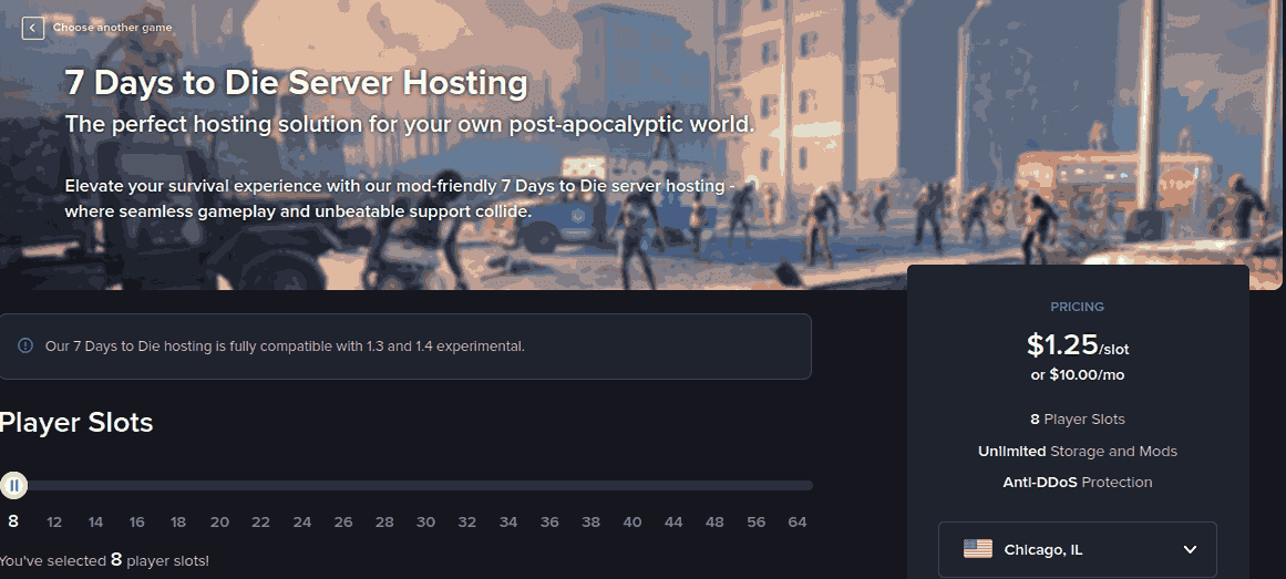 HostHavoc enterprise 7 days to die server host