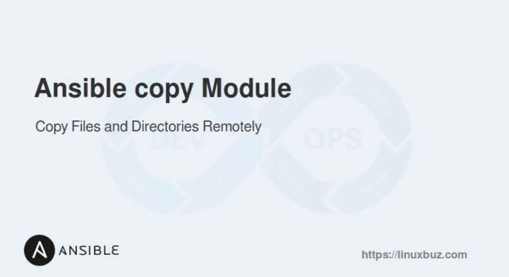 Ansible copy Module Example