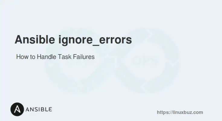 Ansible ignore_errors Example