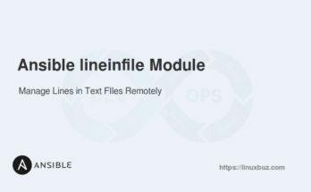 Ansible lineinfile Module Example