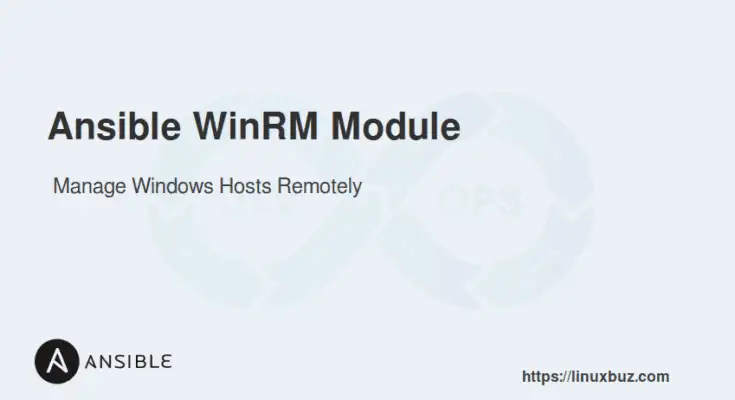 Ansible WinRM Module
