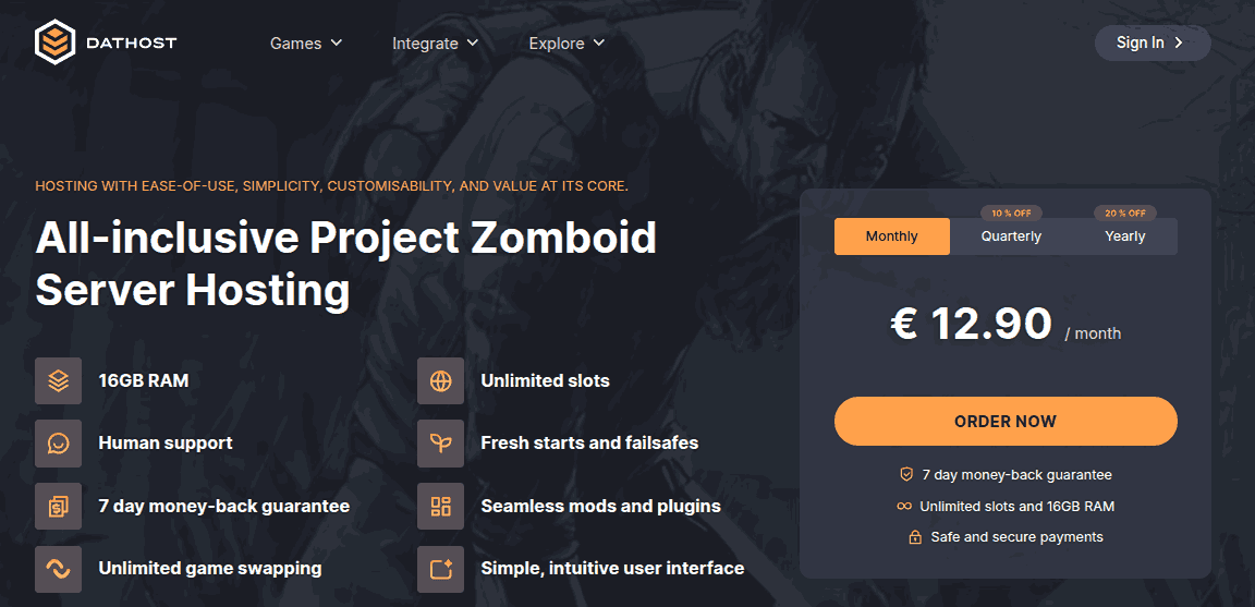 best project zomboid server hosting