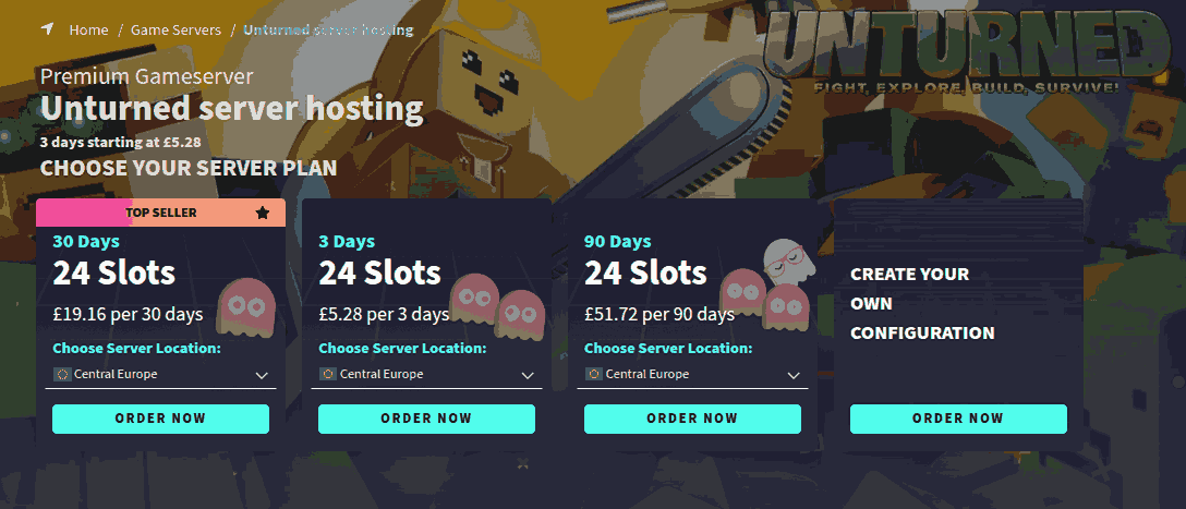 best unturned hosting g-portal