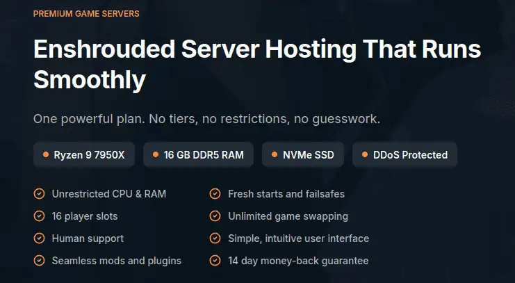dathost enshrouded server hosting