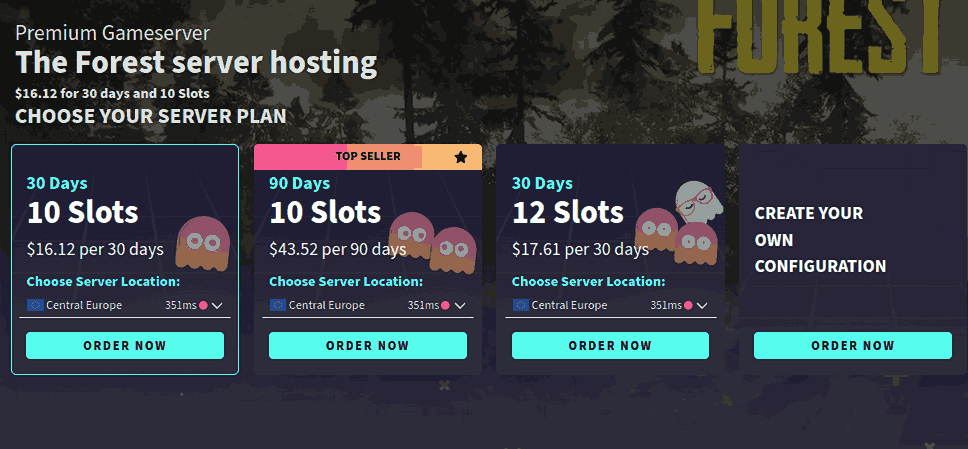 g-portal the forest server hosting