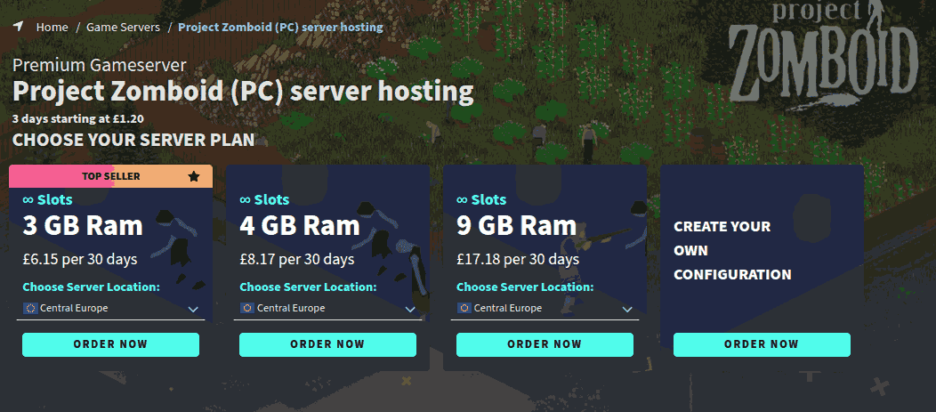 project zomboid server hosting g-portal