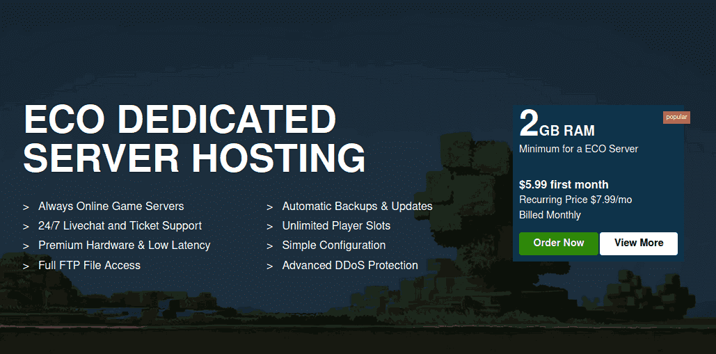 apexhosting best eco server hosting