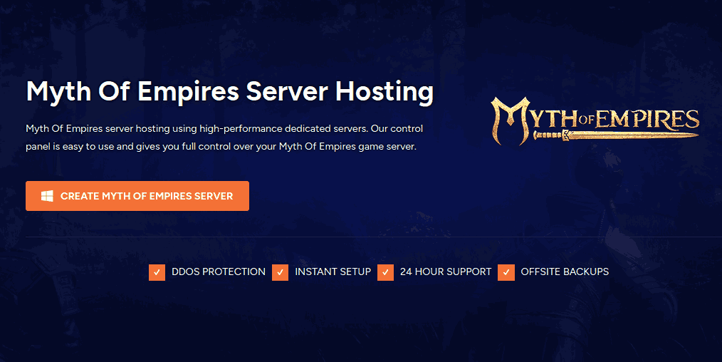 gtxgaming best myth of empires server hosting