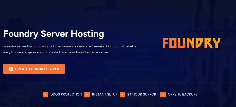 gtxgaming foundry dedicated server hosting