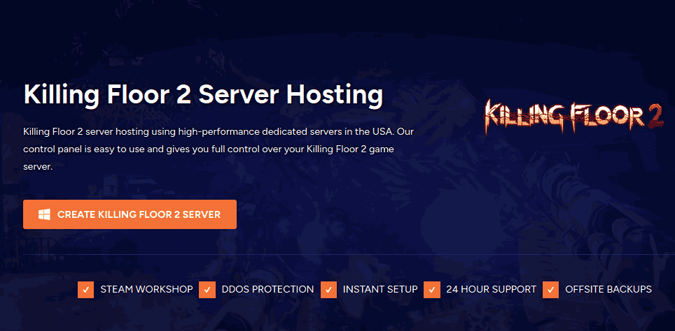 gtxgaming killing floor 2 dedicated server