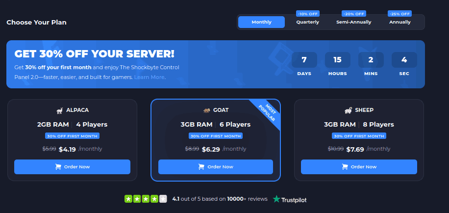 shockbyte aloft server hosting