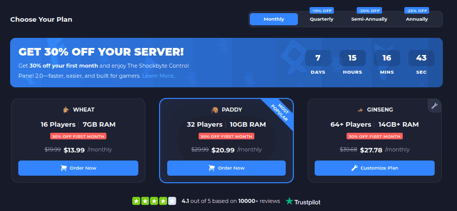 shockbyte myth of empires server hosting