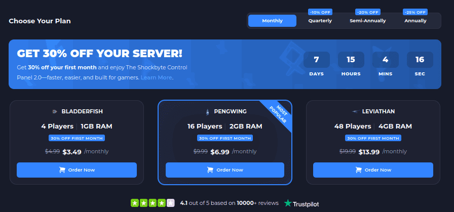 shockbyte subnautica server hosting