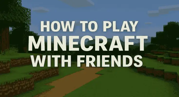 how to play minecraft with friends