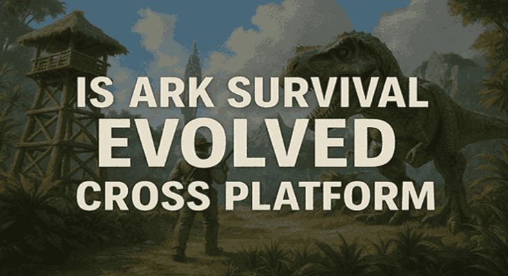 is ark survival evolved cross platform