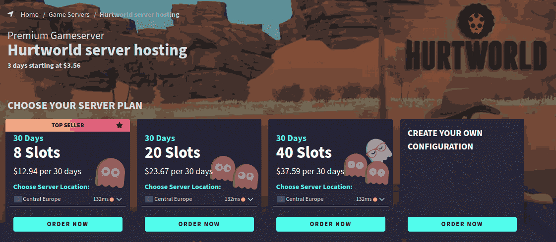 g-portal affordable Hurtworld server hosting
