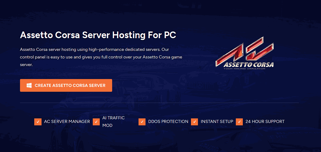 gtxgaming cheap Assetto Corsa hosting