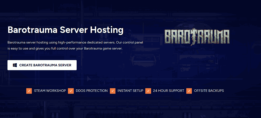 gtxgaming top Barotrauma server hosting