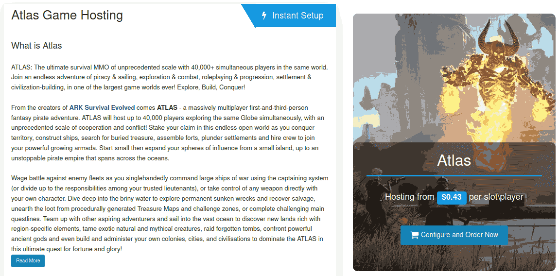 Citadel ATLAS game hosting