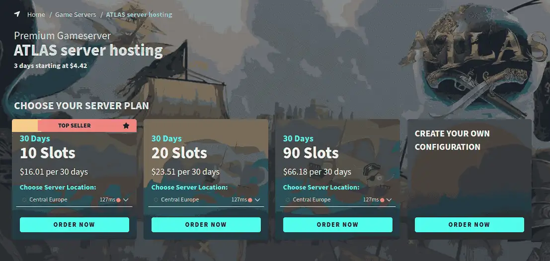 G-portal best ATLAS server hosting