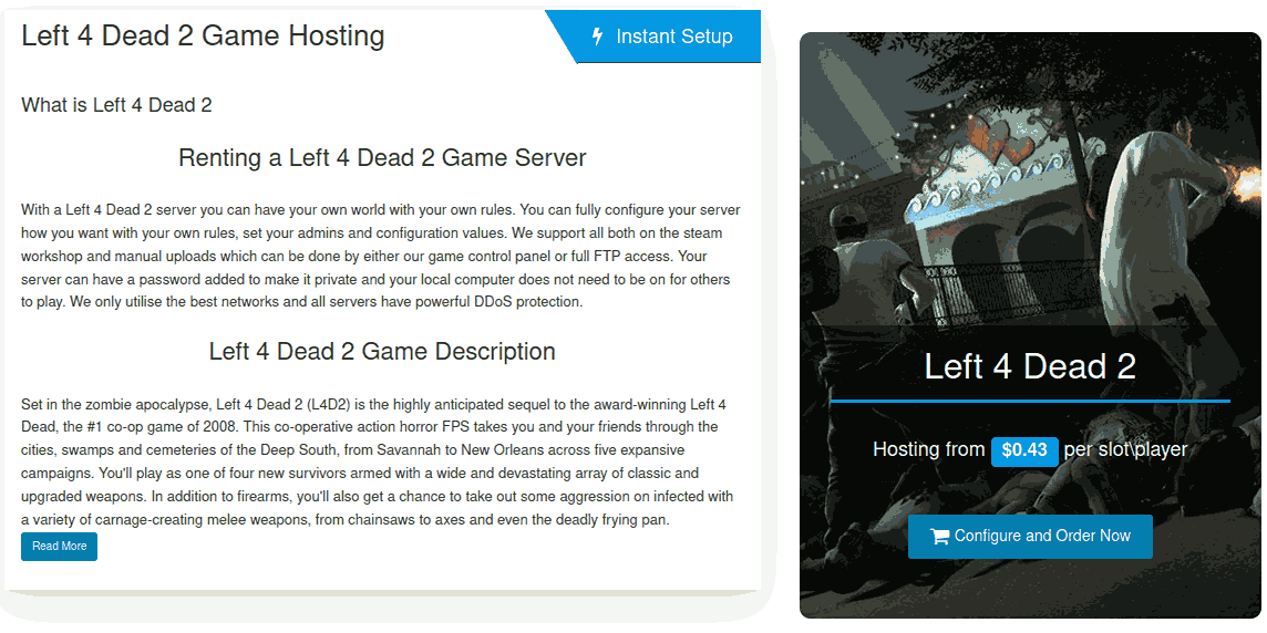 citadel best Left 4 Dead hosting