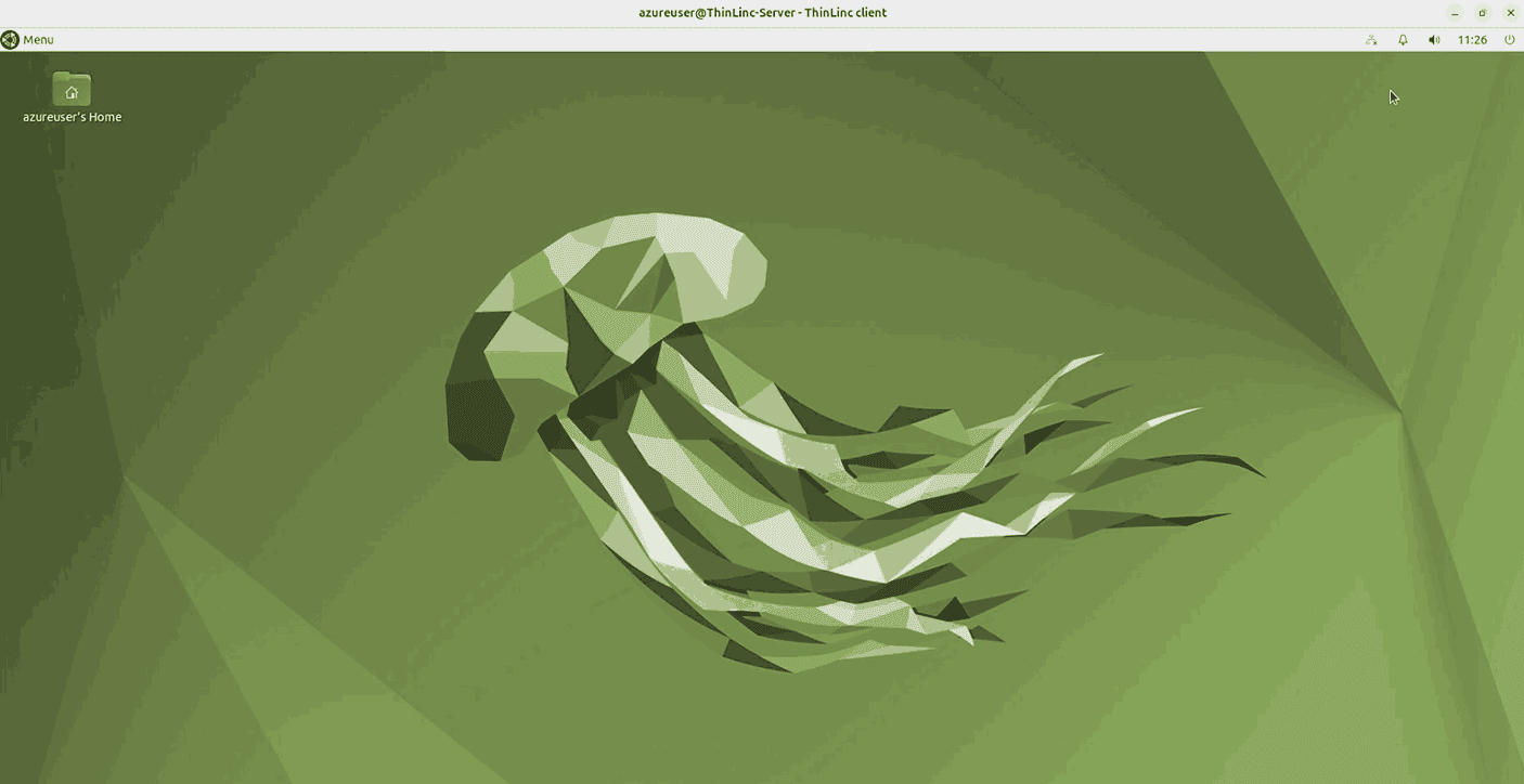 Connect ThinLinc Desktop