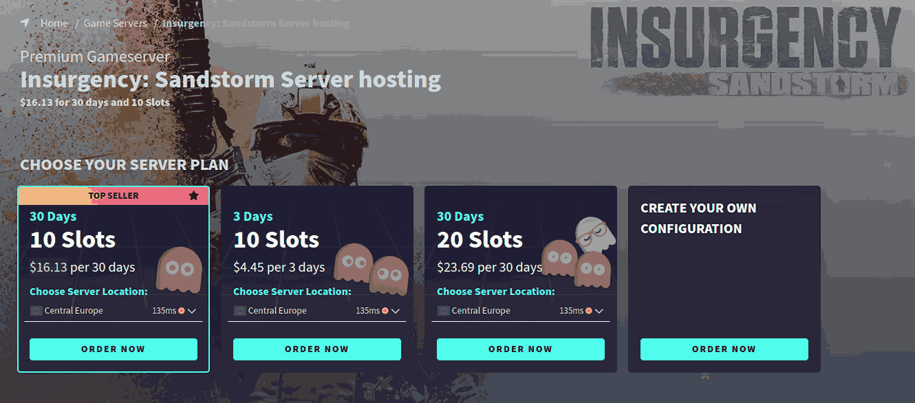 best Insurgency hosting g-portal