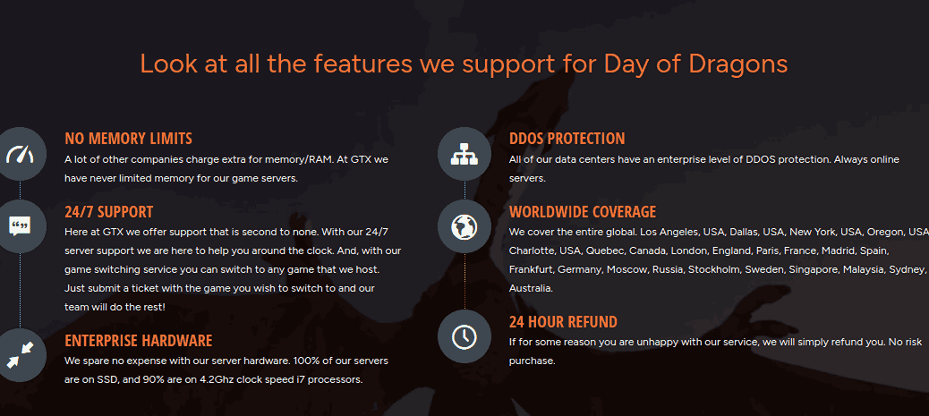 day of dragons server hosting gtxgaming